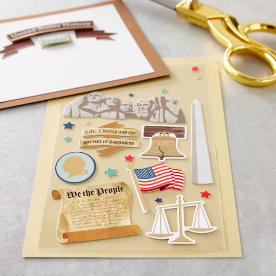 U.S. History Dimensional Stickers by Recollections™